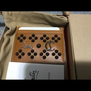 Louboutin card holder